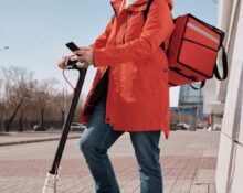 Lightweight folding mobility scooters